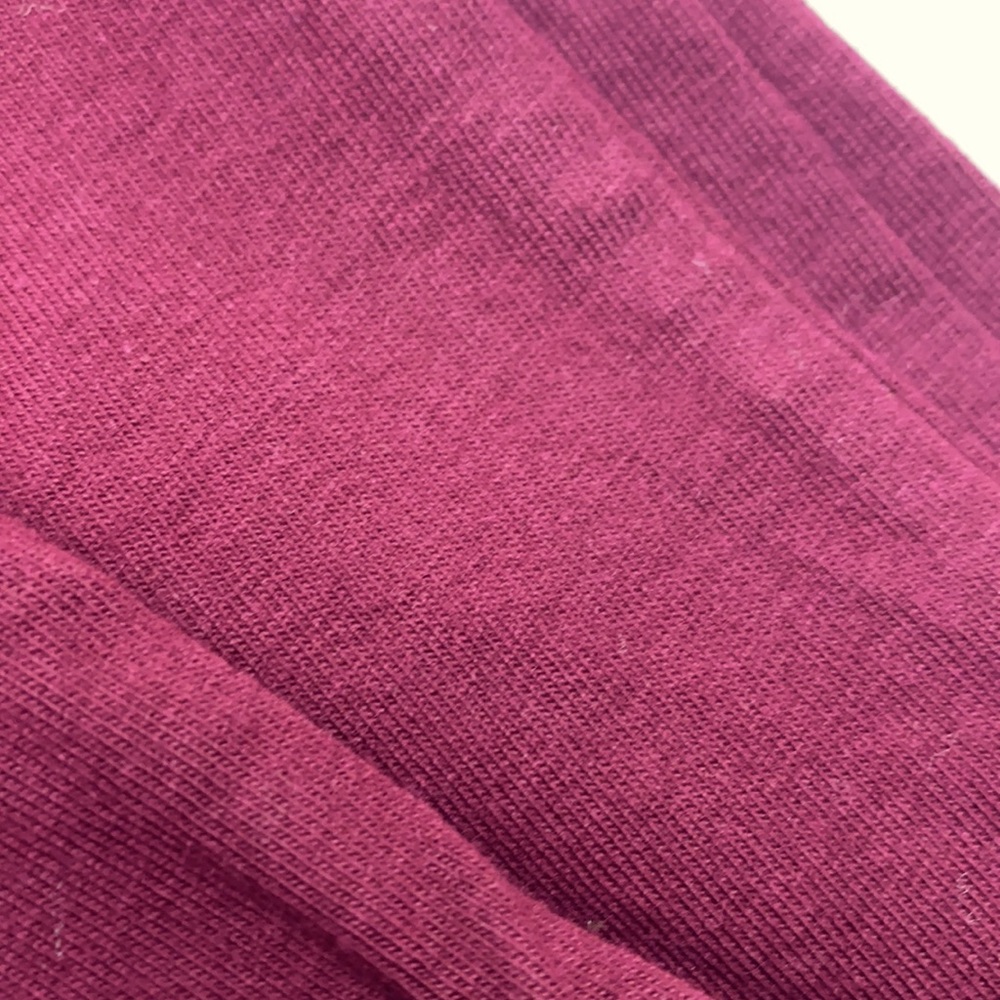 PREMIUM COTTON SHORTS Size Medium  W. WIDE WAIST BAND BURGUNDY - Picture 8 of 10